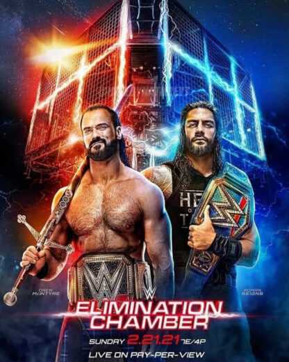 عرض WWE Elimination Chamber 2021 مترجم للعربية اون لاين