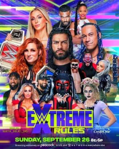 عرض اكستريم رولز WWE Extreme Rules 2021 مترجم للعربية اون لاين