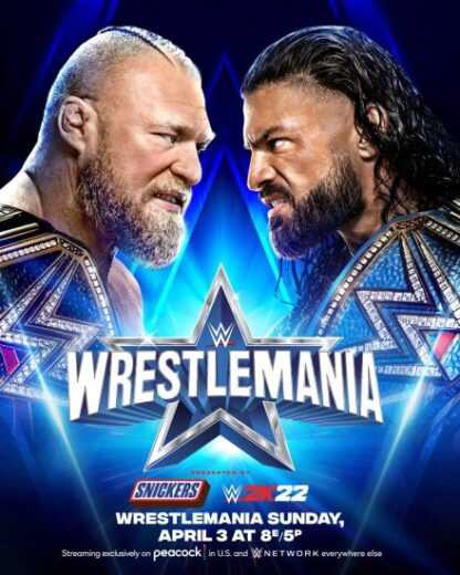 عرض رسلمينيا WWE WrestleMania 38 Night 1 2022 مترجم للعربية